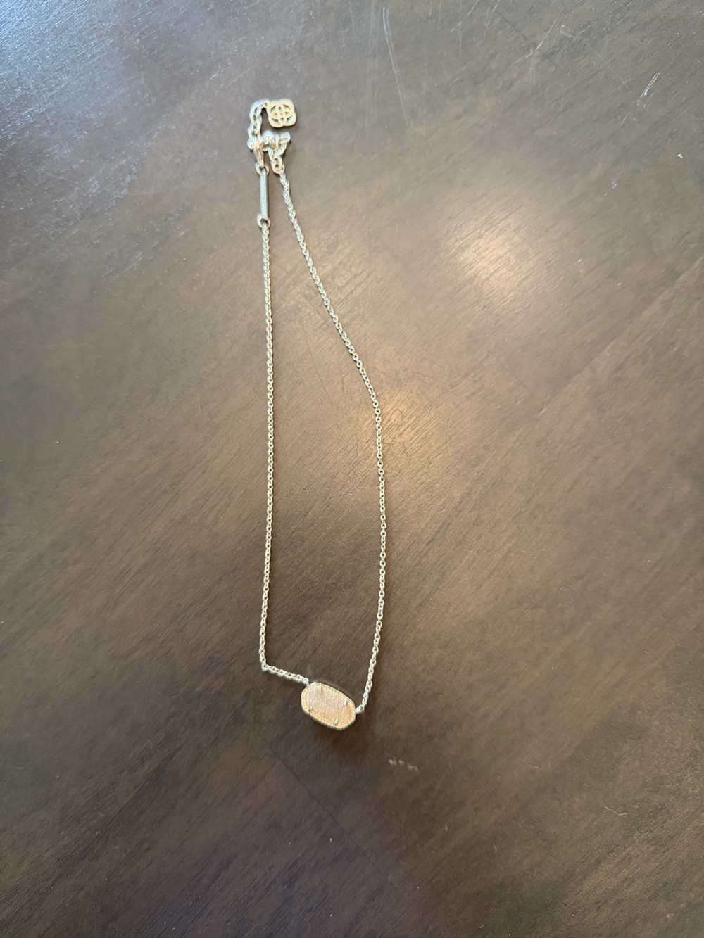Kendta scott Necklace crystal- White